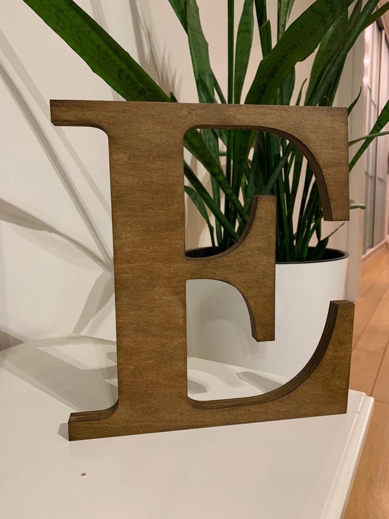 Large Letters for Wall Decor Wood Alphabet Initials 3D Wood Etsy