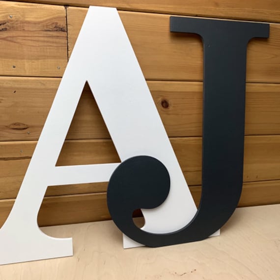 Letras de madera grandes, Telón de fondo de la foto de la boda, Iniciales  de boda gigantes, Decoración de la carta de la boda, Letrero de boda grande  de madera 