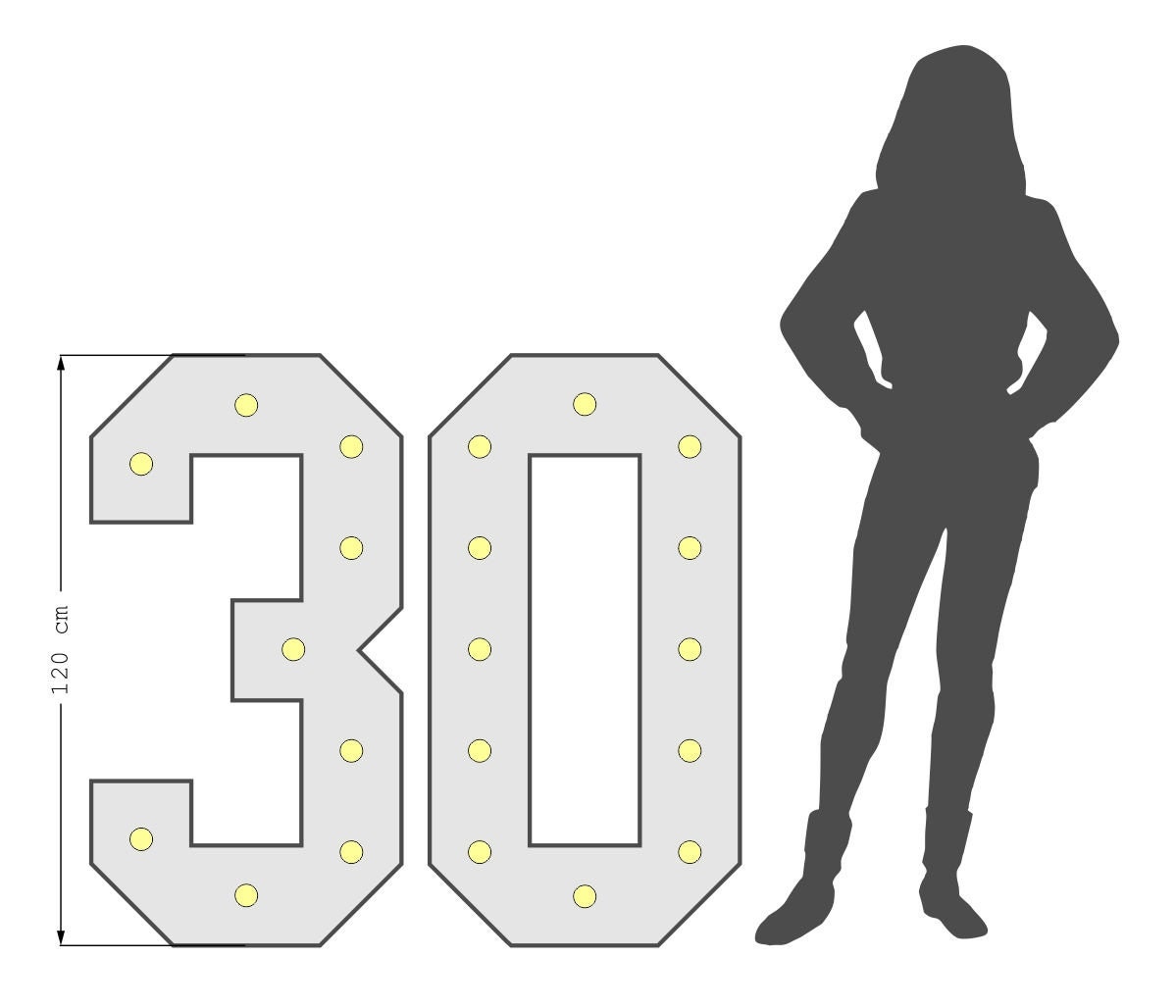 OH BABY SET Light up Freestanding Letters Oh Baby Sign Etsy