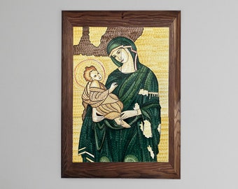 聖母マリアと幼子イエスの絵画、シスターへの祈りのキリスト教
