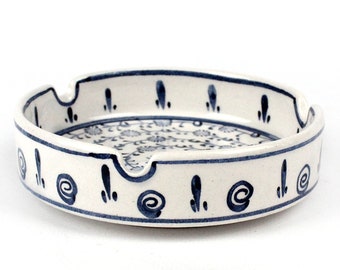 Posacenere In Ceramica Con Coperchio - Antivento Per Interni Ed Esterni, Design Elegante - Foto 8