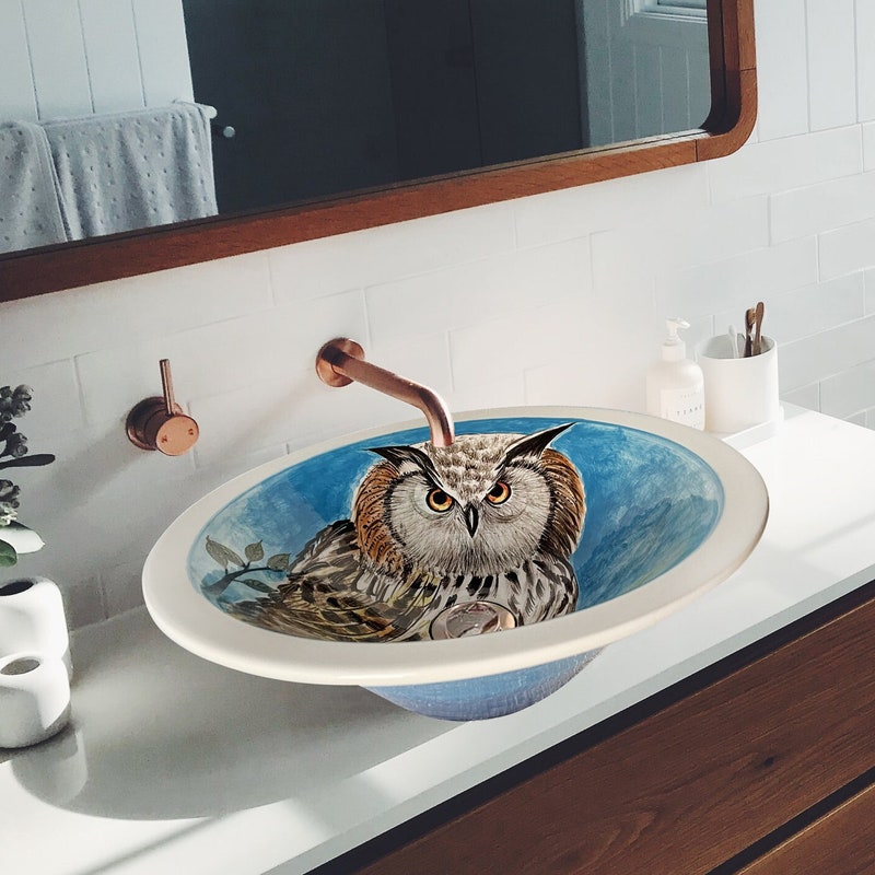 Owl Bathroom Decor - Etsy