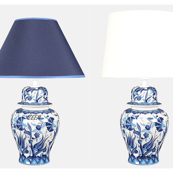 Ceramic Table Lamp Etsy