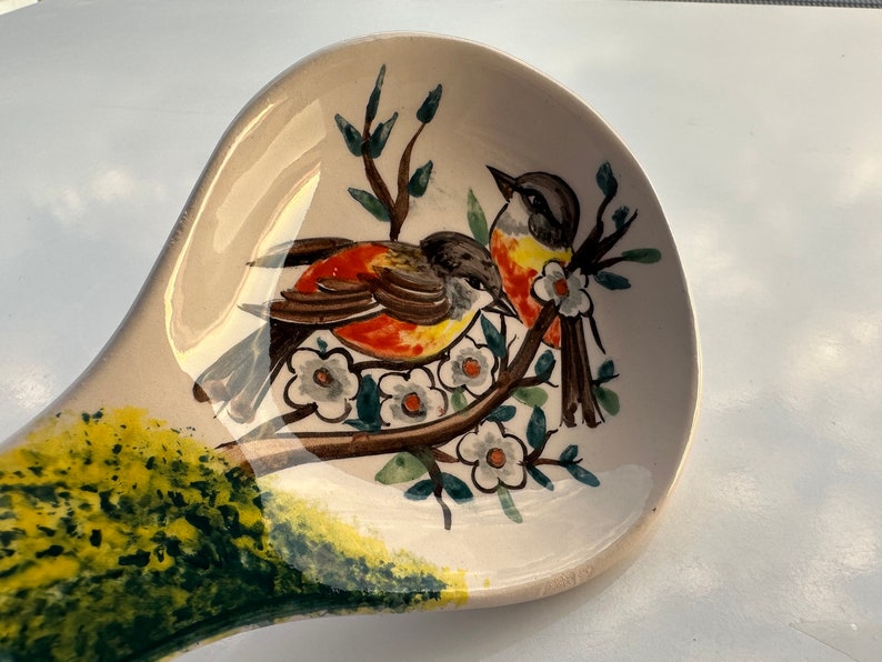 ZEEMRusticHomeDecor Bird Spoon Rest - Thumbnail 5