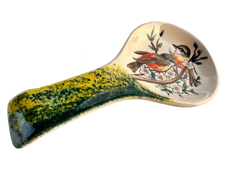 ZEEMRusticHomeDecor Bird Spoon Rest