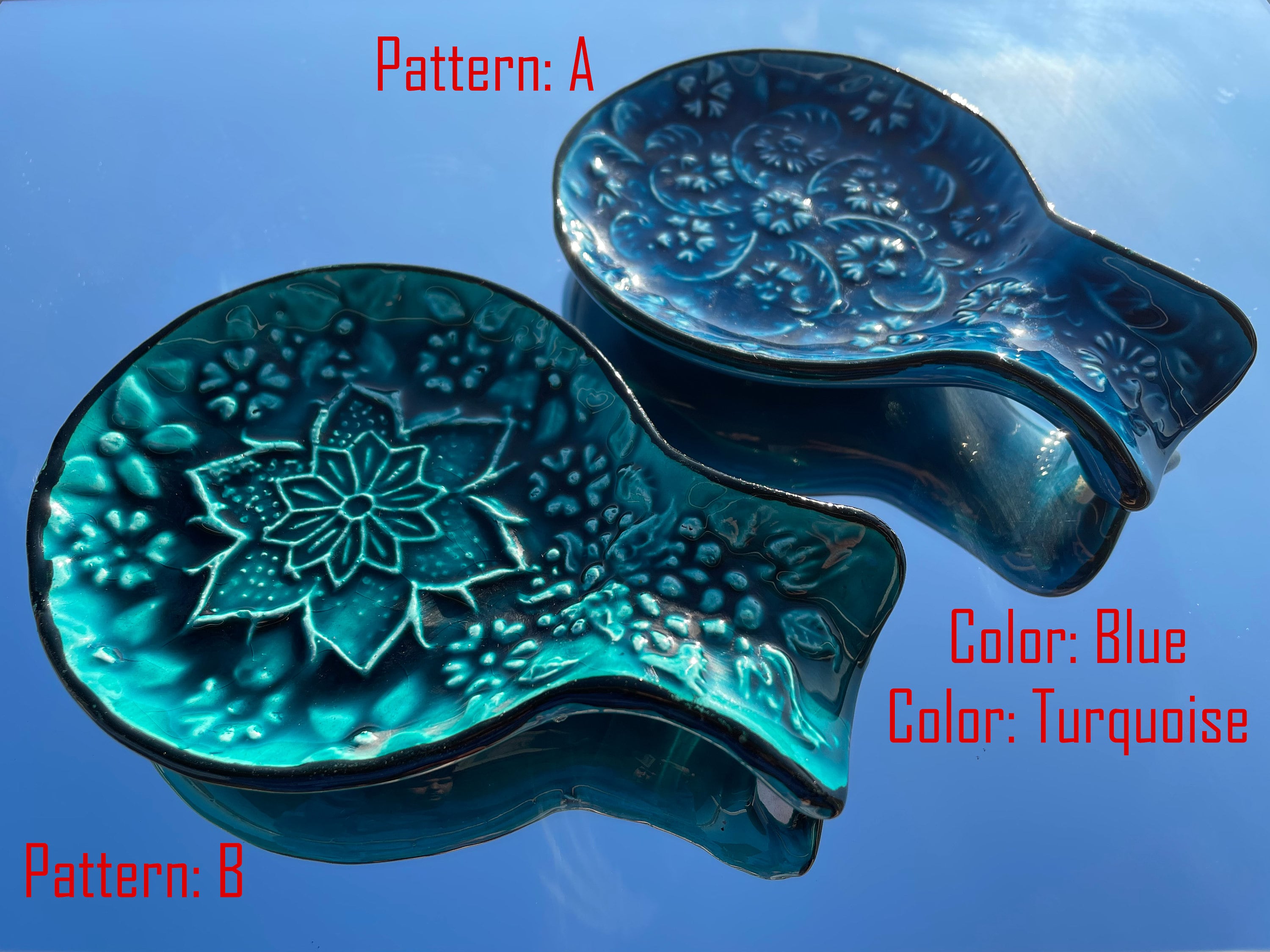 HONZUEN Repose Cuillère Cuisine Ceramique,Repose Ustensiles De Cuisine Petite Multifonction Pour