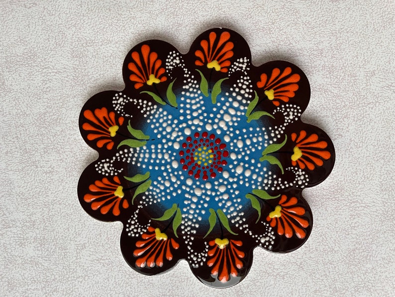 ZEEMRusticHomeDecor Ceramic Trivet - Thumbnail 5