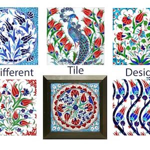 Ceramic Decorative Tile Set, Trivet or Coaster, Wall Hanging Tile Art, Best friend unusual gift, Table top Decor, Fireplace Mantel, Birthday