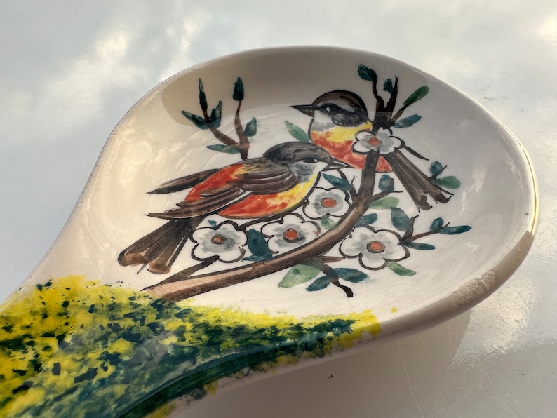 ZEEMRusticHomeDecor Bird Spoon Rest - Thumbnail 2