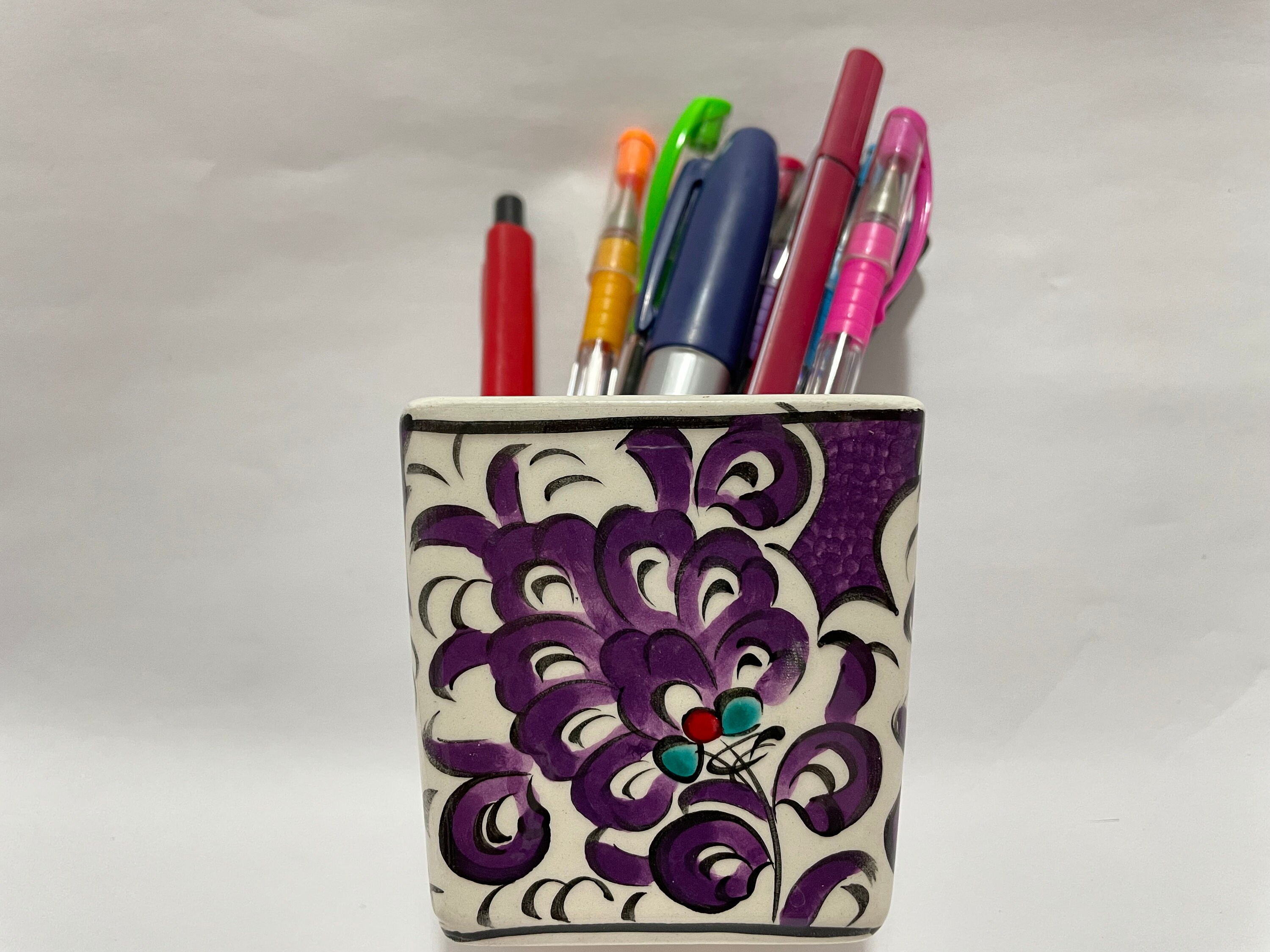 Personalized Ceramic Pencil Holder with It's a Beautiful Day for Lear –  Pick and Poke Designs