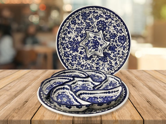 Beautiful Breakfast Snack Bowls Big Plate Set Nuts Round Dish Handmade Clay Serving Set Ceramic Serving Tray Platter Xmas Dining Gift Etsy