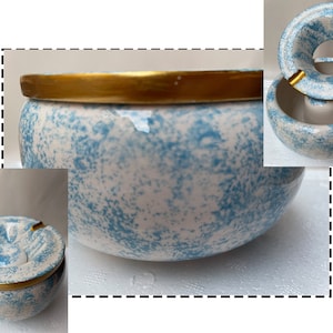 Ceramic Tabletop Ashtray, Desktop Ash Tray for Office Decoration Gift, Cigarette Windproof Ashtray for Indoor & Outdoor Use, Gift for Smoker