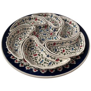 Appetizer Snack Chip and Dip Tapas Serving Set, Turkish Ceramic Serving Platter, Meze, Handmade Serveware Gift for Her, Housewarming Gifts