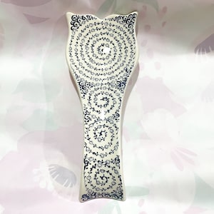 Beautiful Spoon Rest and Ceramic Ladle Rest, Spatula Rest for Kitchen, Utensil Rest, Spoon Holder, Utensil Holder, Kitchen Spoon Rest