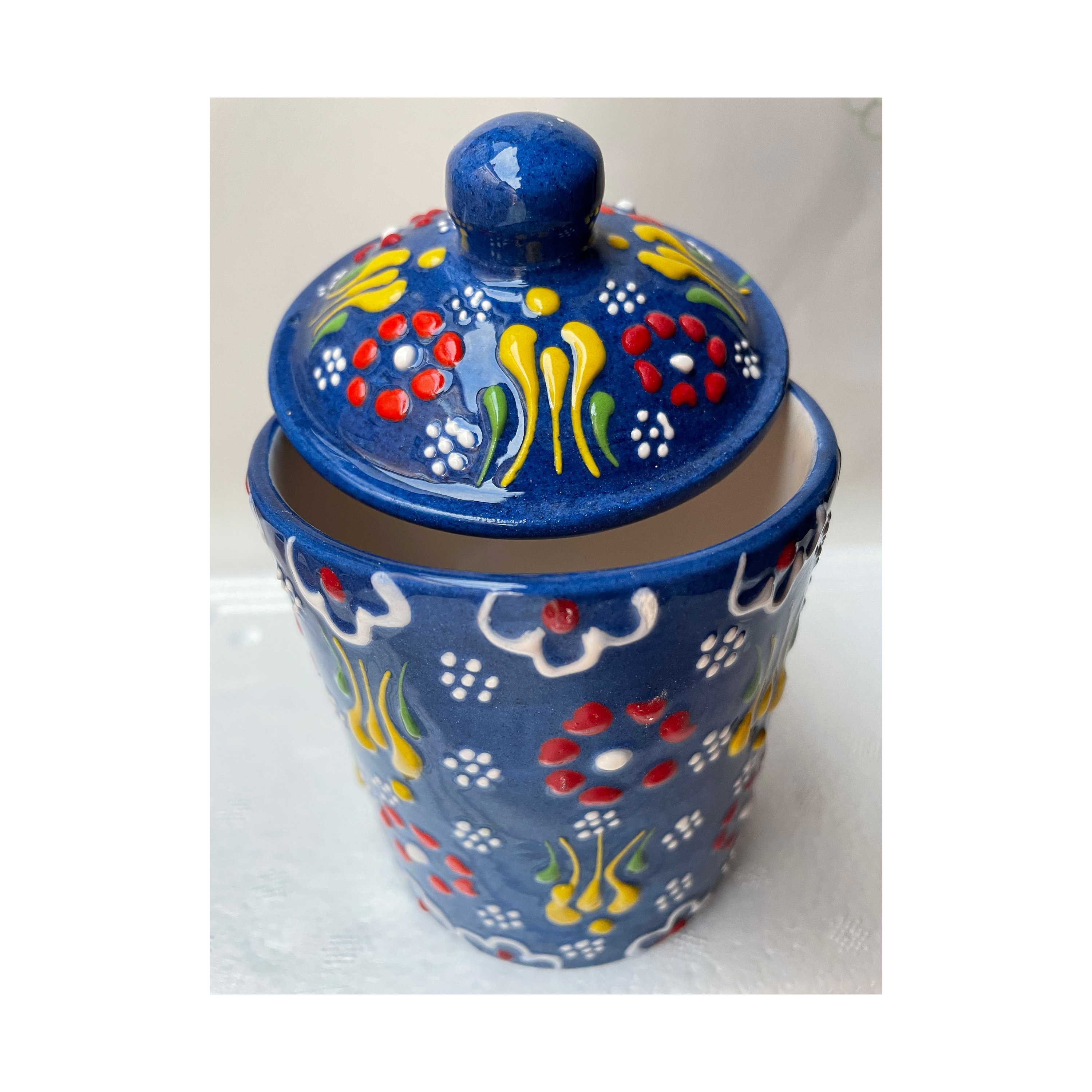 Navy blue cookie jar - Etsy 日本