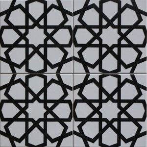 SAMPLE 1x Ceramic Tile 20*20 Cm, Bathroom Tile, Room Wall Tile, Kitchen Backsplash Tile, Turkish Ceramic Deco 7.8&#39;&#39; Floor Tile, Oriental