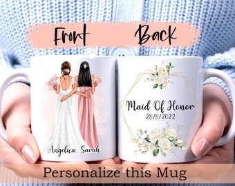 Maid Of Honor Mug, Will You Be My Maid Of Honor Mug, Maid Of Honor Proposal Mug, Maid Of Honor Gift, Matron Of Honor Proposal Mug,Custom mug