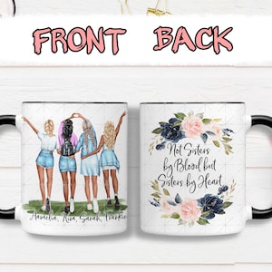 3 best friend gifts friends 3 best friends, 3 sisters mug, custom mugs, 3 best friend, 3 sister gifts, 3 sisters gift, 3 sister gift