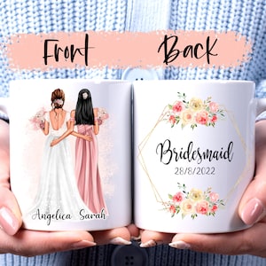 Personalized Bridesmaid Proposal, Will You Be My Bridesmaid, Bridesmaid Mug, Bridesmaid, Best Friends Wedding Gift, Bridal Party Gift