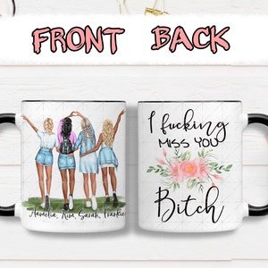 Best Friends Mug, Custom Best Friend Mug, Customized Best Friend Coffee Mug, Best friend gift, Our Laughs limit, Custom Cup