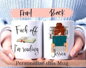 Bookworm Mug, Book Lover Gift, Reader Mug, Custom Name Mug, Librarian Mug, Bookish Gift, Custom Teacher Mug, Bookworm Gift,Book Lover Mug