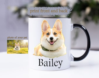 Pet lover gift, Personalized Dog Coffee Cup, Dog Face Mug, Dog Lover Gift, Custom Mug, Custom Pet Mug, Personalized Dog Mug, Cat Mug