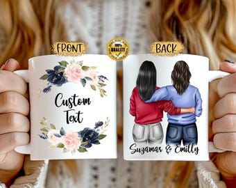 Custom Best Friends Mug Personalized Soul Sisters Mug Bestie Mug Personalized Best Friends Mug Best Friend Gift Custom Best Friend Mug