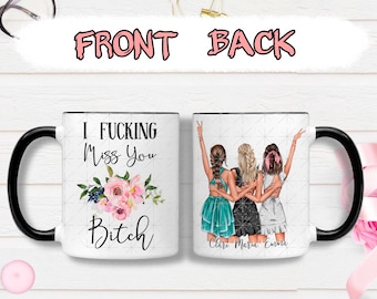 Personalisierte Beste Freundin Tasse - Soul Sisters - Benutzerdefinierte Kaffeetasse - Becher - Geschenk für Sie - BFF - Beste Freunde Geschenk