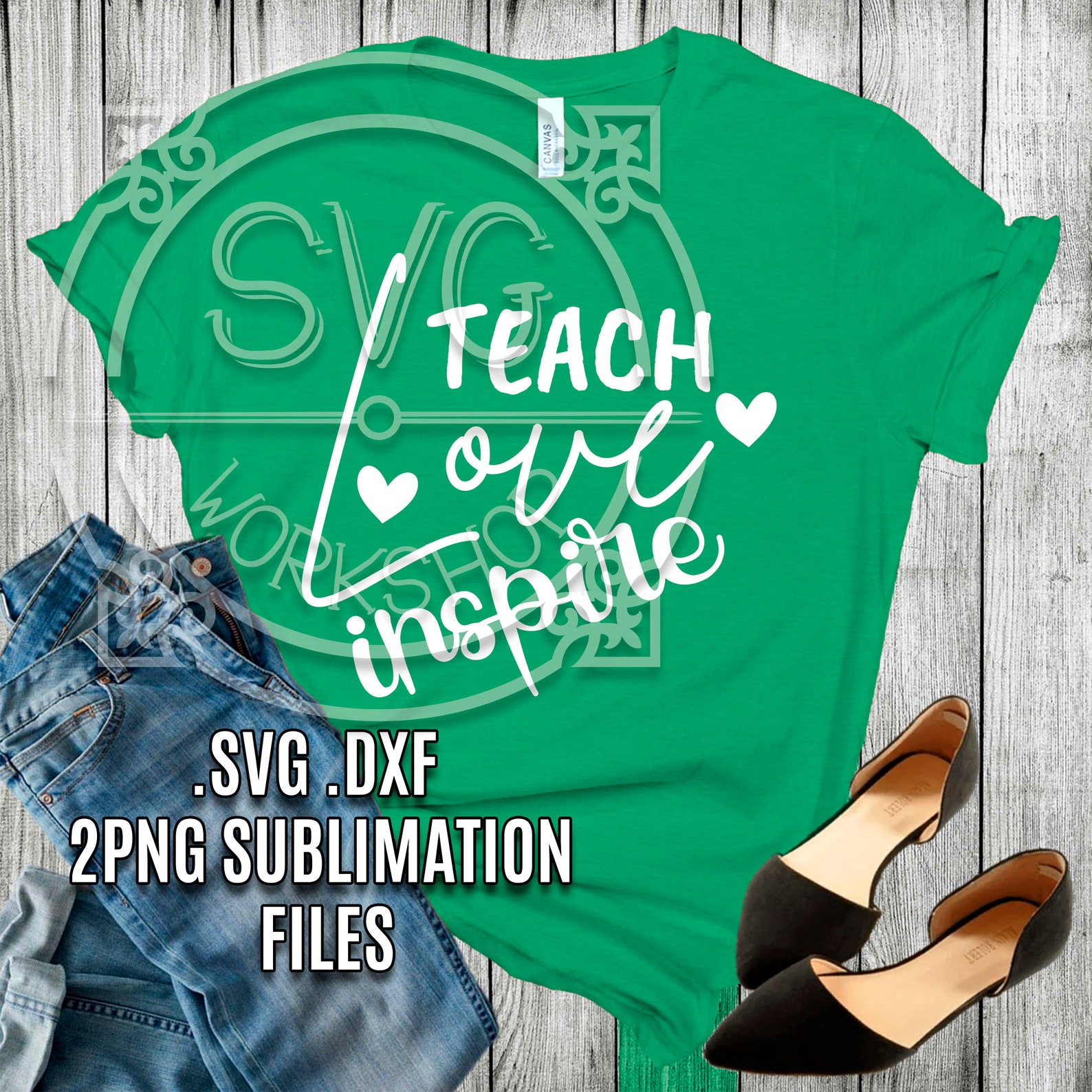 Free Free 103 Teacher Appreciation Teach Love Inspire Svg SVG PNG EPS DXF File