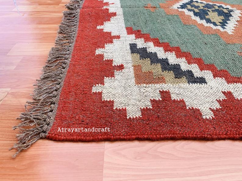 Handmade Navajo Kilim Rug Aztec Rug Accent Rug Outdoor - Etsy