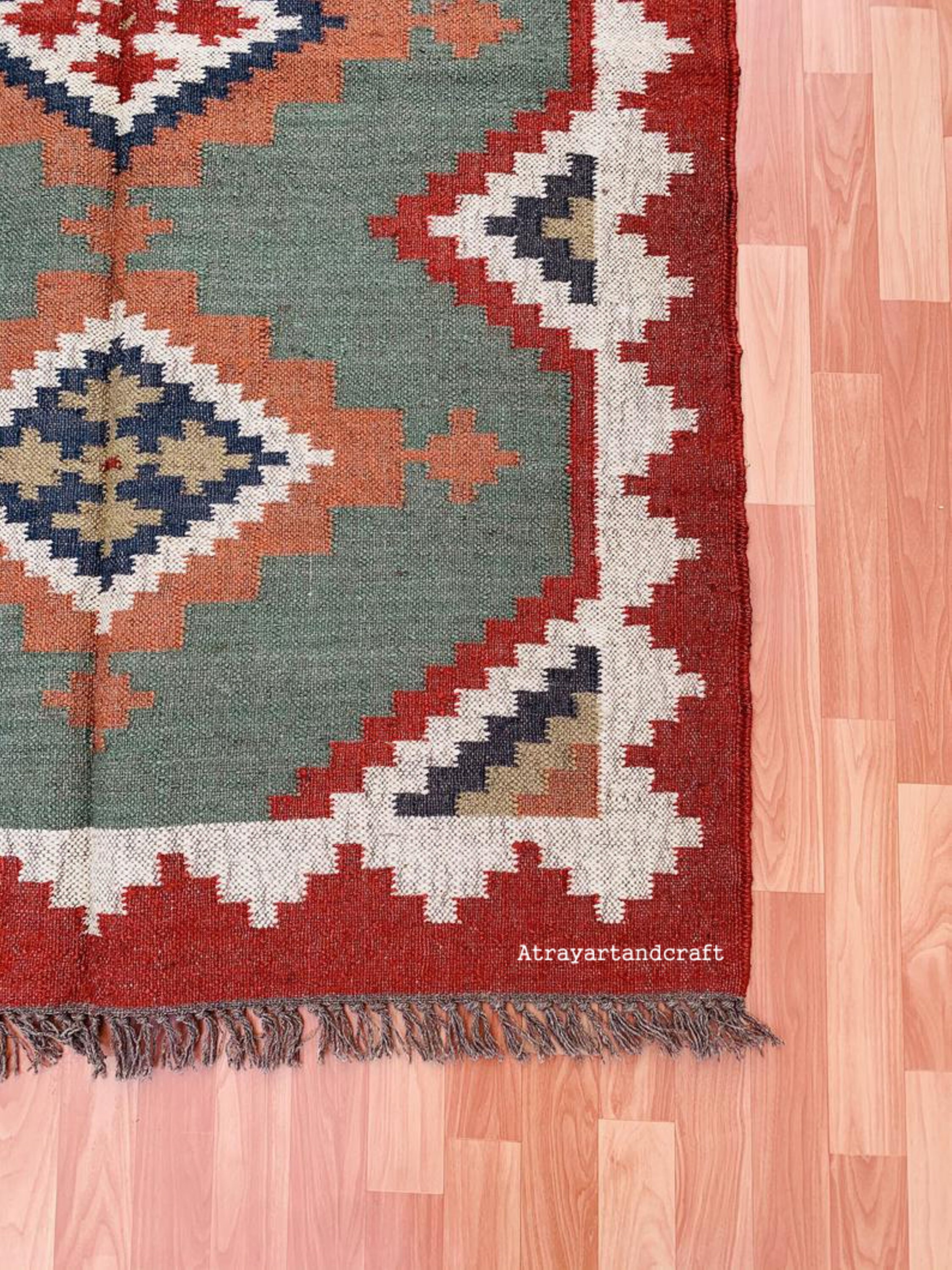 Handmade Navajo Kilim Rug Aztec Rug Accent Rug Outdoor - Etsy