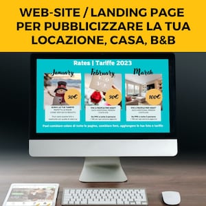 Landing page for tourist rentals: create a web page to show and promote your tourist rental or holiday home on social media