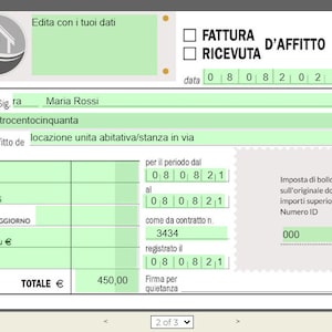 RICEVUTA AFFITTO immagine 4