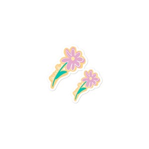 this is a flower sticker cute stickers funny sticker etsy