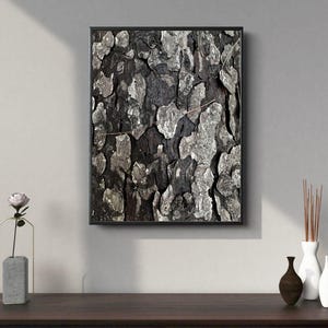 Modern Organic Bark Print