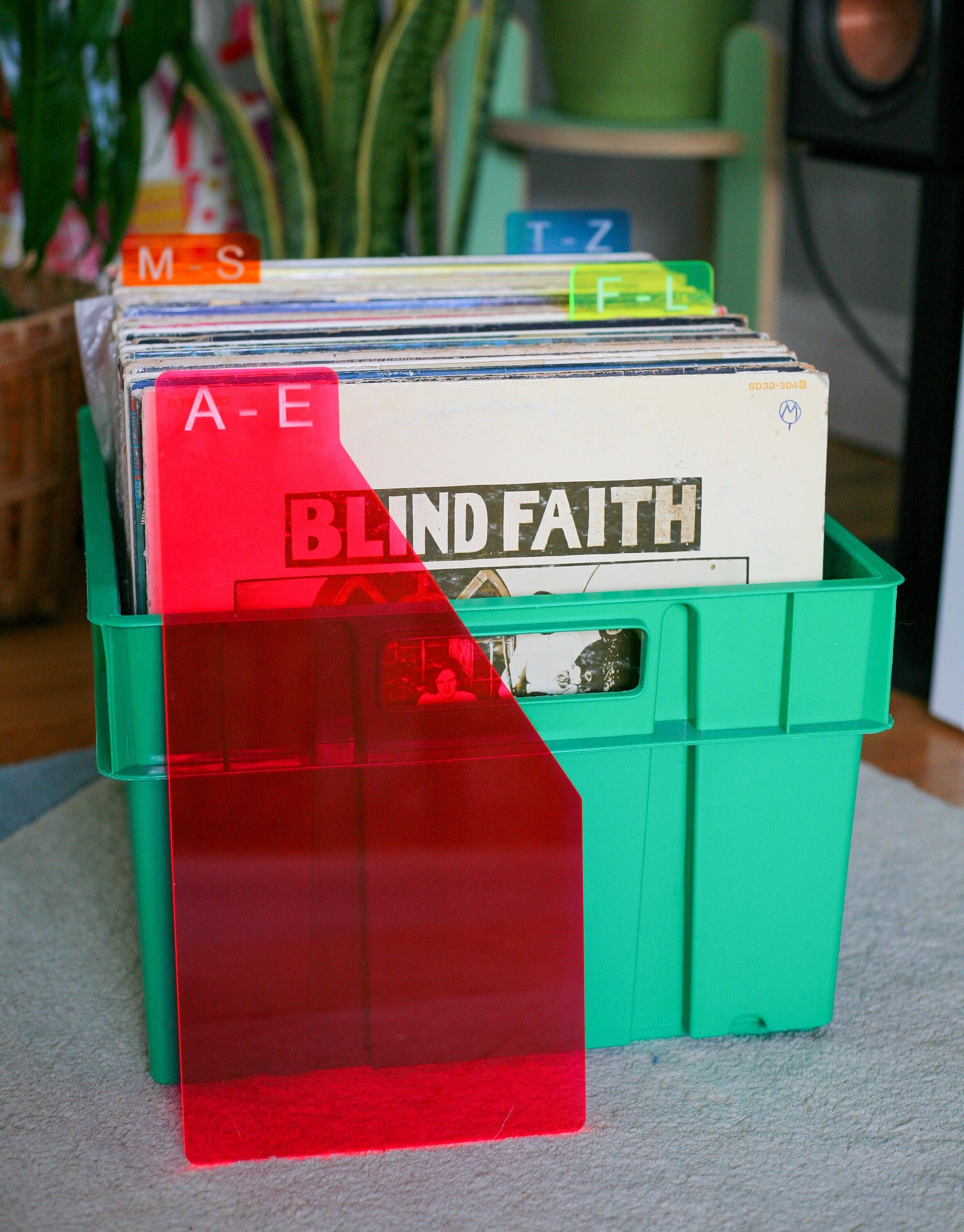 Wide Tab Vinyl Record Dividers Crate Digging Alphabetical LP Organizers