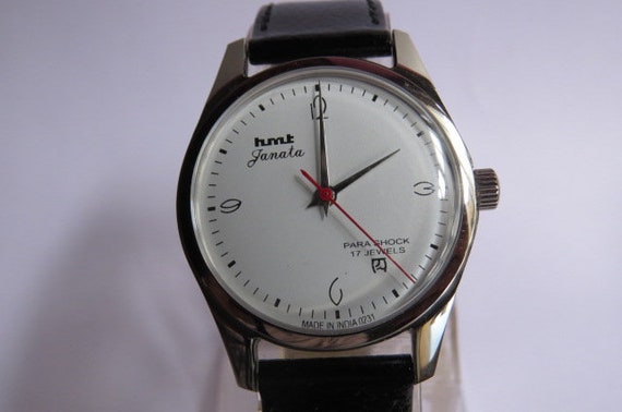 Vintage HMT JANATA Hand Winding Mechanical 17 Jewels Watch for