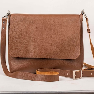 Womens Cross Body Soft Leather Purse, Messenger Crossover Satchel Bag, Crossbody Shoulder Bag for Women, Gifts For Her, 2nd Anniversary Gift