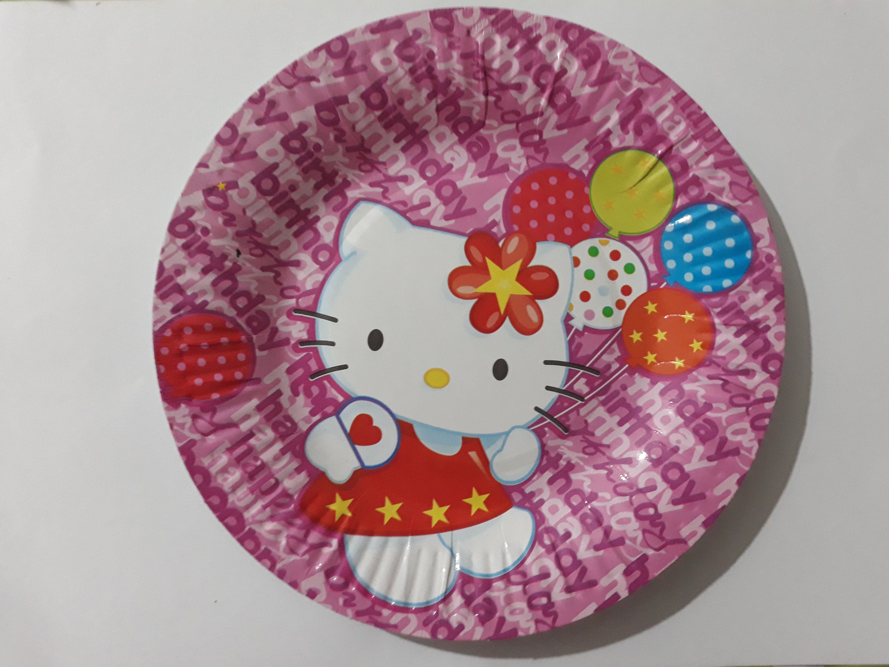 Hello Kitty Paper Plate for Birthday Party Etsy Australia