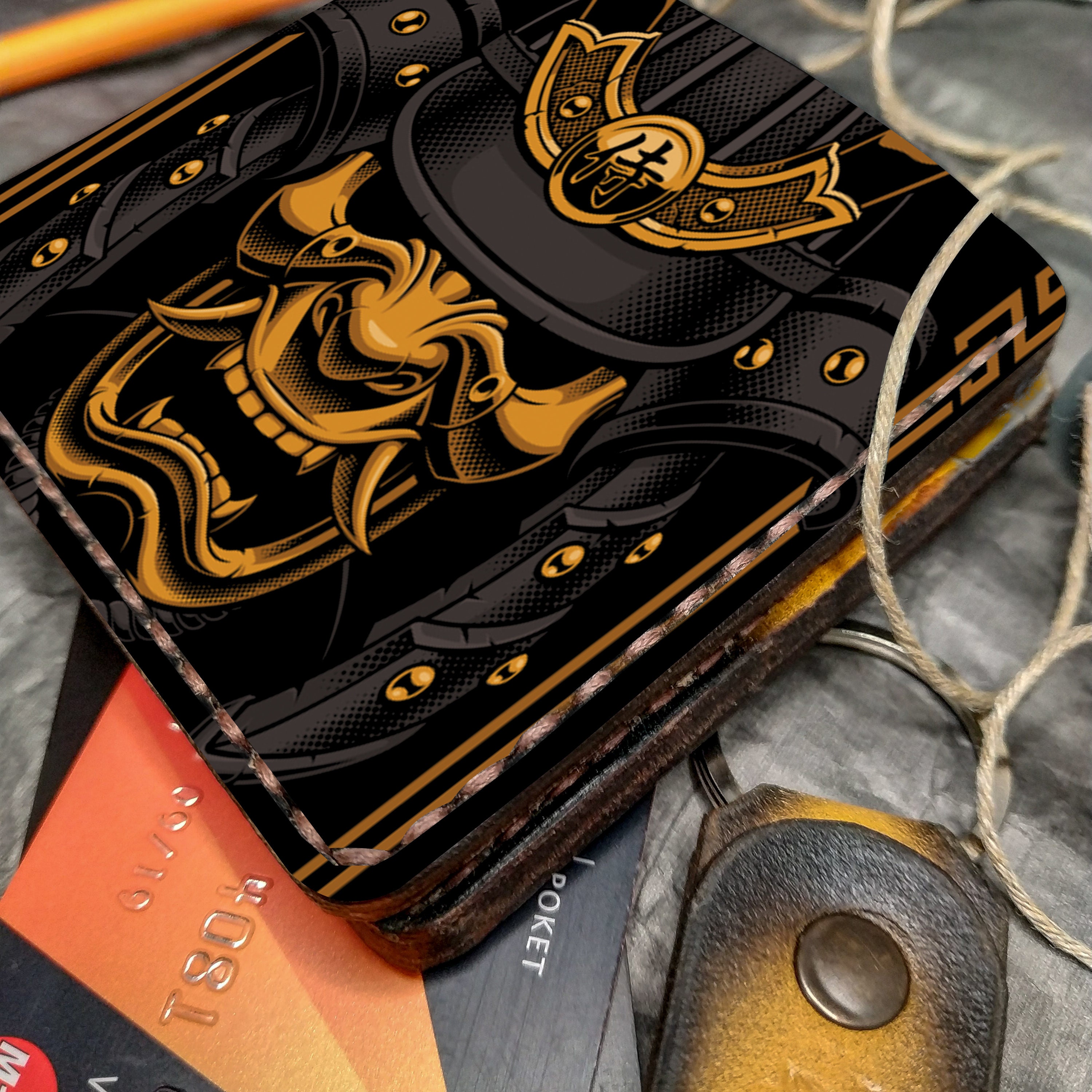 Samurai japan warrior embossed Samurai japan warrior embossed