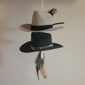 Cowboy Hat rearview mirror charms, Cowboy keychain, Western mirror hangers, Car accessories, Cowboy keychain, Car decor, Punchy car charm