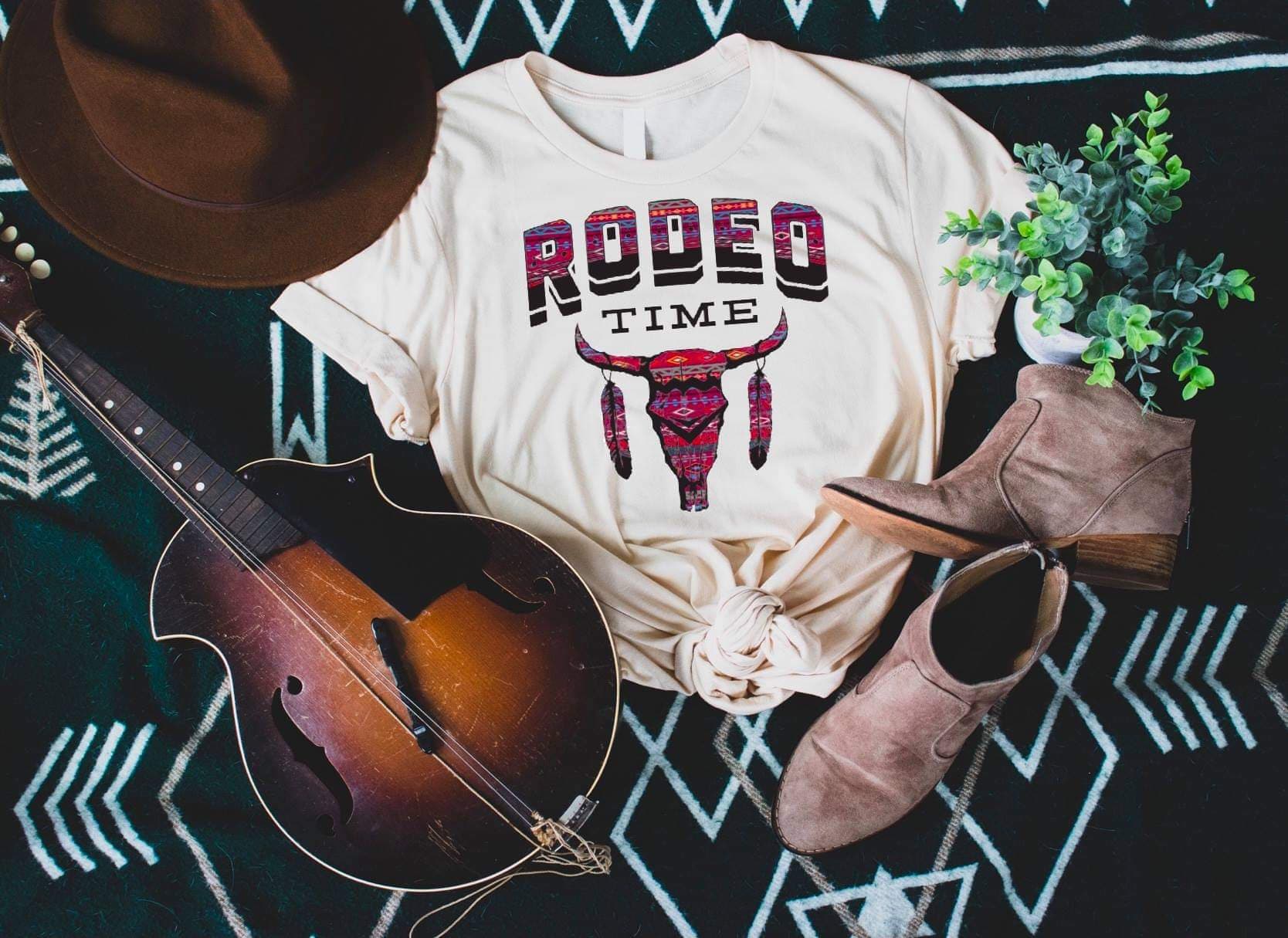 Rodeo Time TShirt Custom Tshirt Sublimation Tshirt Cute Etsy