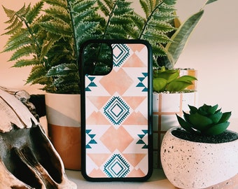 Western phone case, Western boho case, iPhone case, Sublimation case, Cowboy case, Cowgirl case, iPhone case, Samsung case, Tribal design