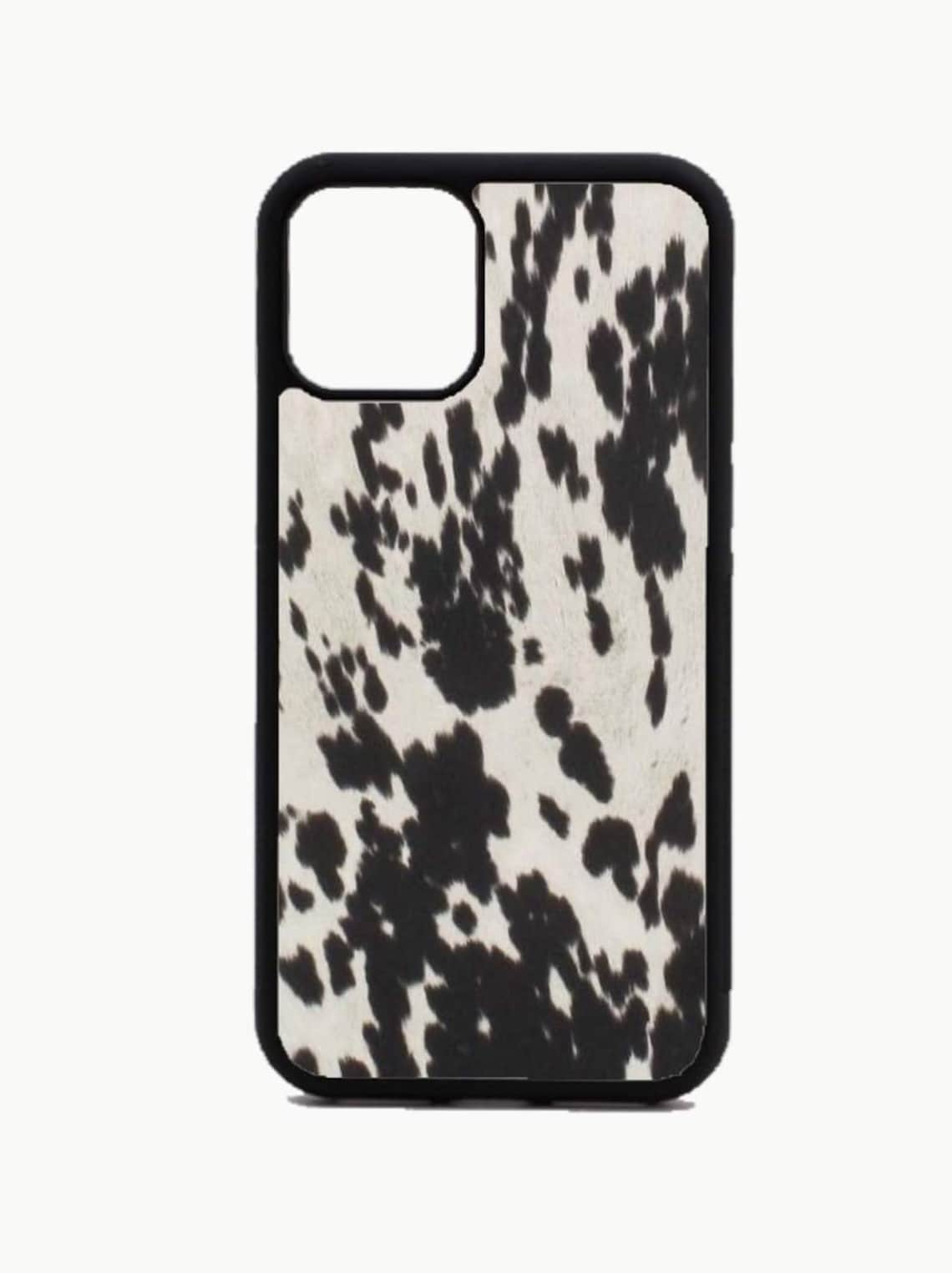 Cowhide Iphone Case Cowhide Samsung Case Punchy Phone Case Etsy