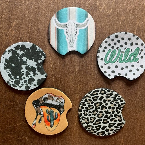 Custom Car Coasters 2 Neoprene Coasters Cute Coasters Etsy