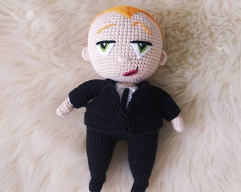 Amigurumi The Boss Baby Dolls, gehäkelte und gestrickte Puppe, Amigurumi Home Dekor