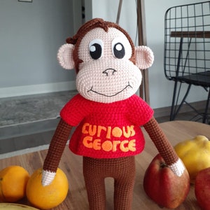 George Dolls, Crochet and Knitted Doll, Amigurumi Boy, Special Gift, Handmade Soft Doll, Thing Toys, Gift Sleepmate, Home Decor