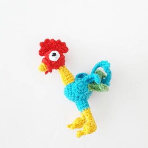 Personajes amigurumi de Moana: Moana, Hei Hei, muñecas Pua, muñecas tejidas a crochet y tejidas, regalo especial para tu hijo, juguetes suaves y saludables hechos a mano. imagen 5
