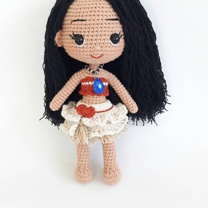 Personajes amigurumi de Moana: Moana, Hei Hei, muñecas Pua, muñecas tejidas a crochet y tejidas, regalo especial para tu hijo, juguetes suaves y saludables hechos a mano. imagen 4