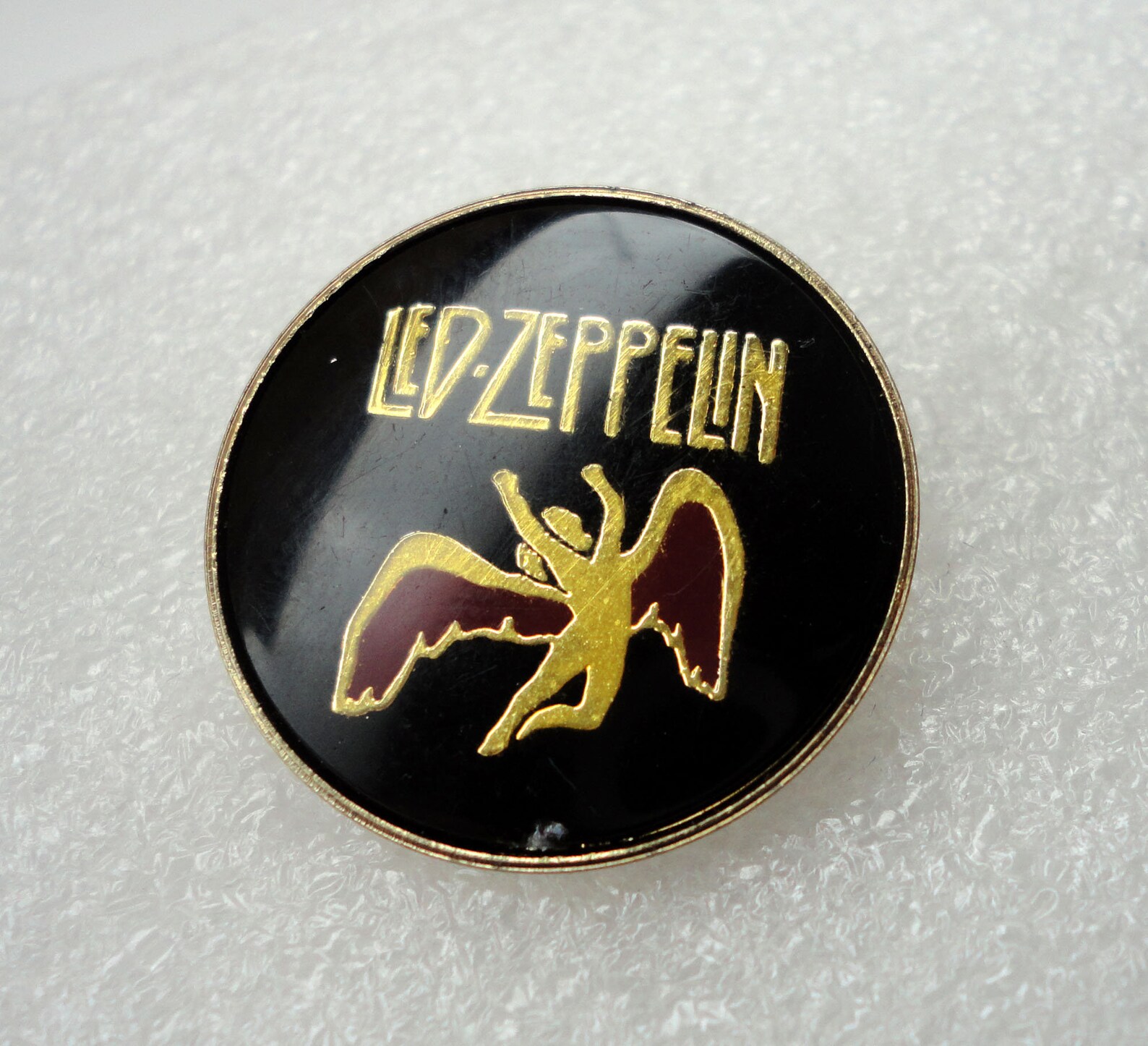 Vintage Led Zeppelin pin insignia Heavy Rock Page Planta Etsy